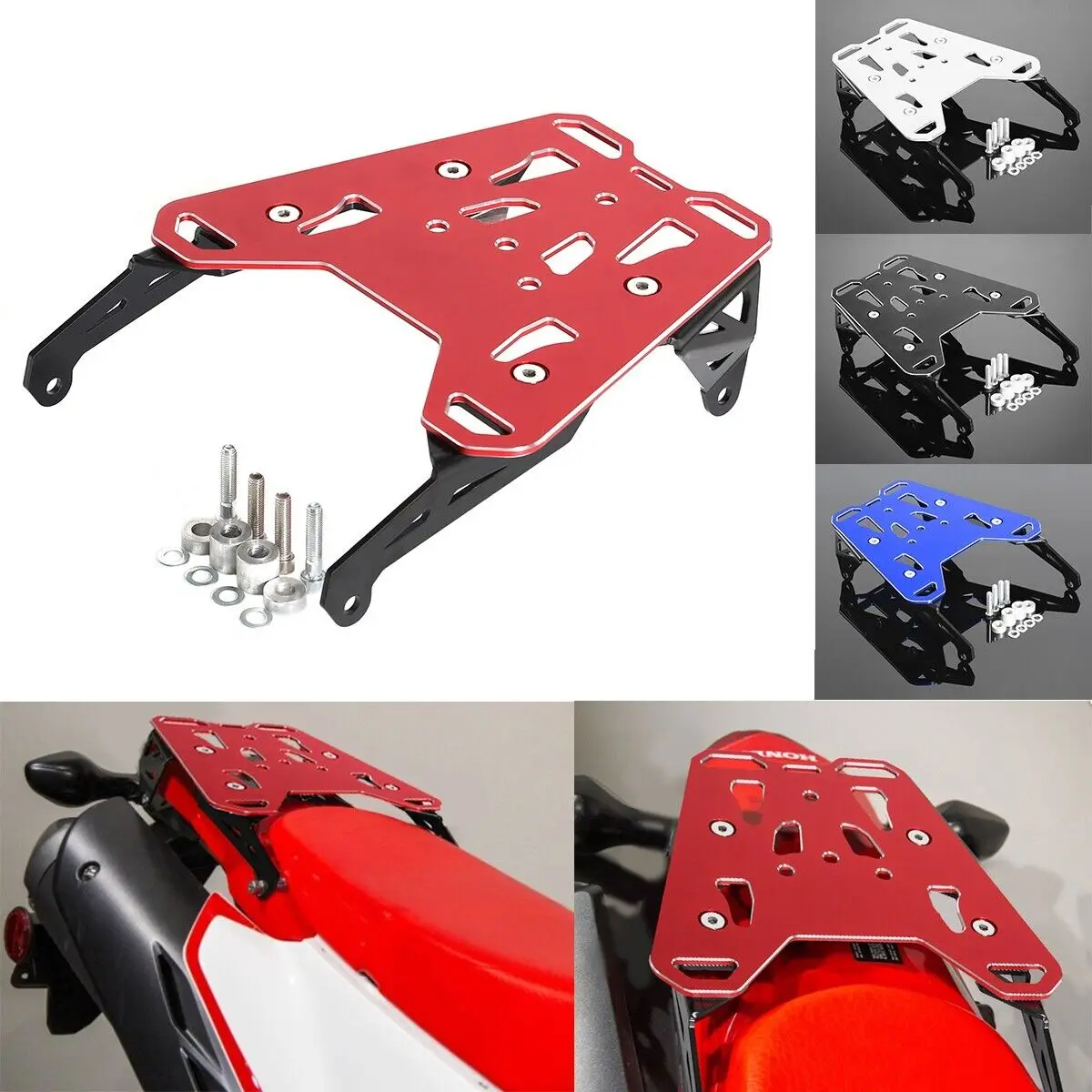 

CNC Multi Cargo Top Tail Rack Carrier Luggage Motorcycle Carrier Bracket Cargo For Honda CRF300L /RALLY 2021-2025 CRF 300L