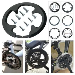 Black Bicycle Parts 42T Protective Cover Bicycle Tooth Plate Chain Wheel Guard Universal Crank Cover Bike Crank Cap