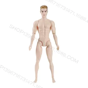 MAF Elemental BJD 6bodový mužský model vojáka, nahý lidský pohyb, sval, model 13 kloubů, hračka pro panenky 6 nejlepší prodej BJD panenka mužská nahá - №1