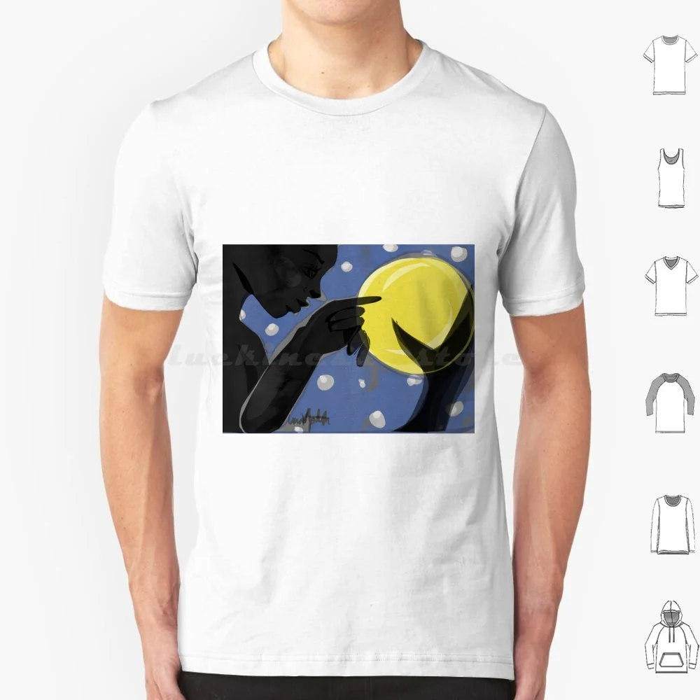 Camiseta Iemanja talla grande 100% algodón sirena sirenas diosa diosas belleza negra sirena negra Yemanja Yemaya Iemanja sirena