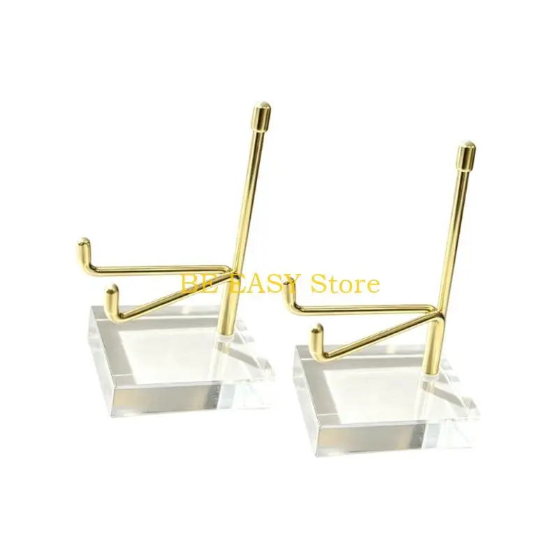 E28F Clear Acrylic Mineral Stand, 2-Pack for Crystal Display