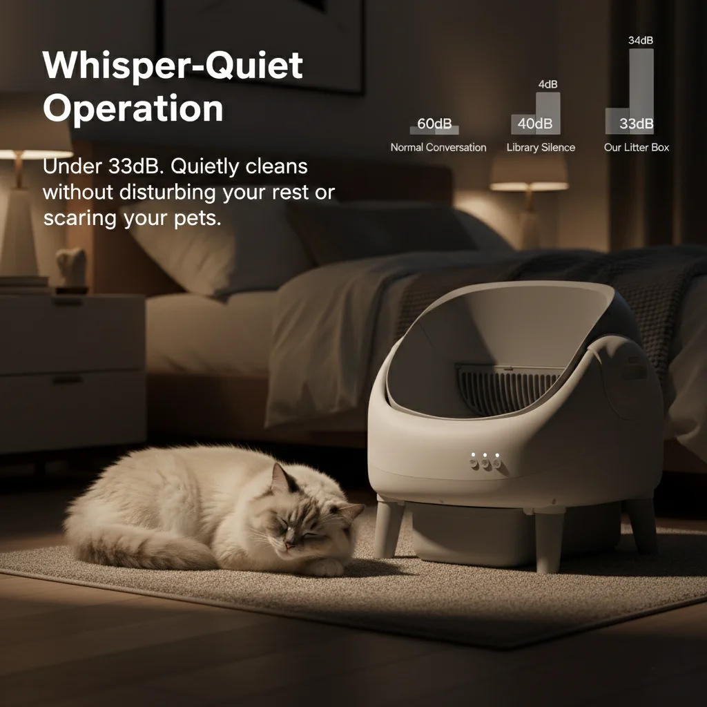 Caja de Arena Autolimpiable pa - Smart Cat Litter Box Wifi App Control reseña y precio
