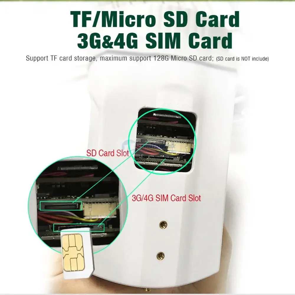 4G SIM カード Wifi PTZ カメラ屋外 5X 光学ズームオートフォーカス HD 1080P バレットカメラワイヤレス IR 50M CCTV Wi-Fi IP カメラ