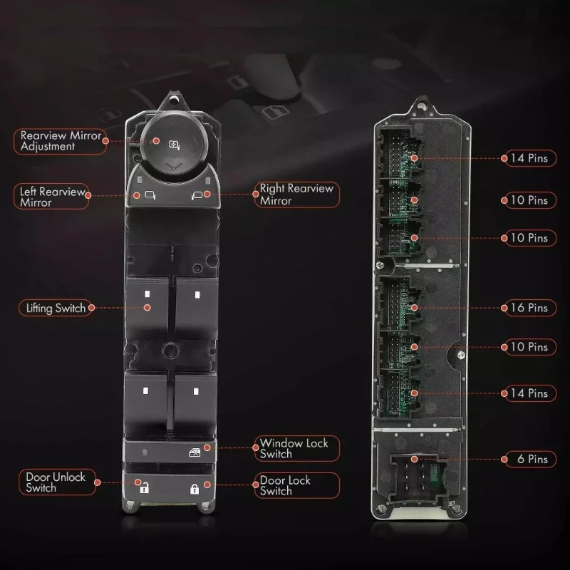 ملحقات السيارات نافذة طاقة السيارة 15093439 15906880 قطع الغيار #3