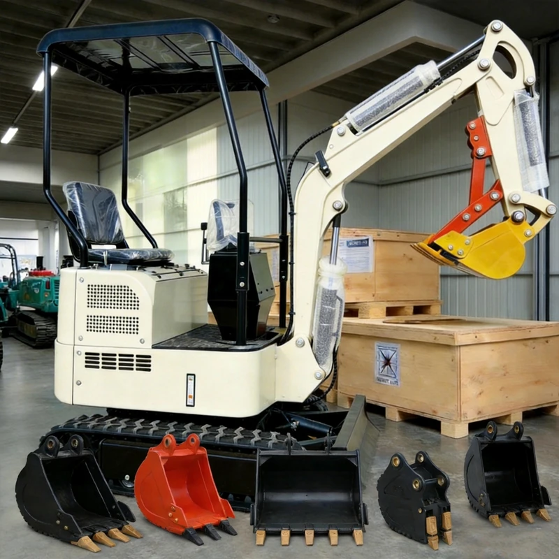 

Мини-экскаватор 1,0 тонны с двигателем Kubota, стандарт EPA/Euro 5, для сельского хозяйства и строительства, мини-экскаваторы Kubota, мини-погрузчики для Европы.