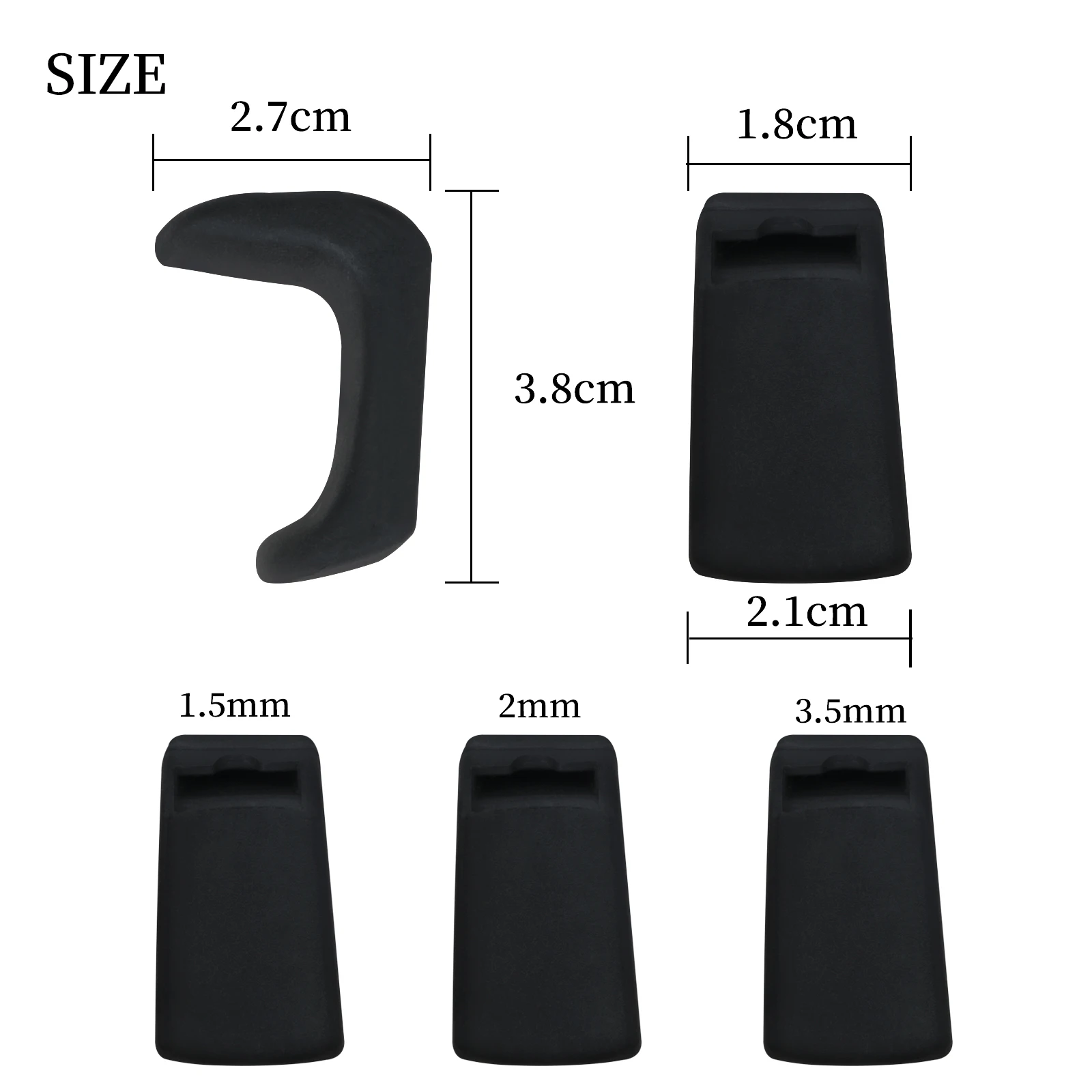 Clarinet Oboe Thumb Rest Cover Silicone 1.5mm 2mm 3.5mm Adjustable Woodwind Music Instrument Accessories