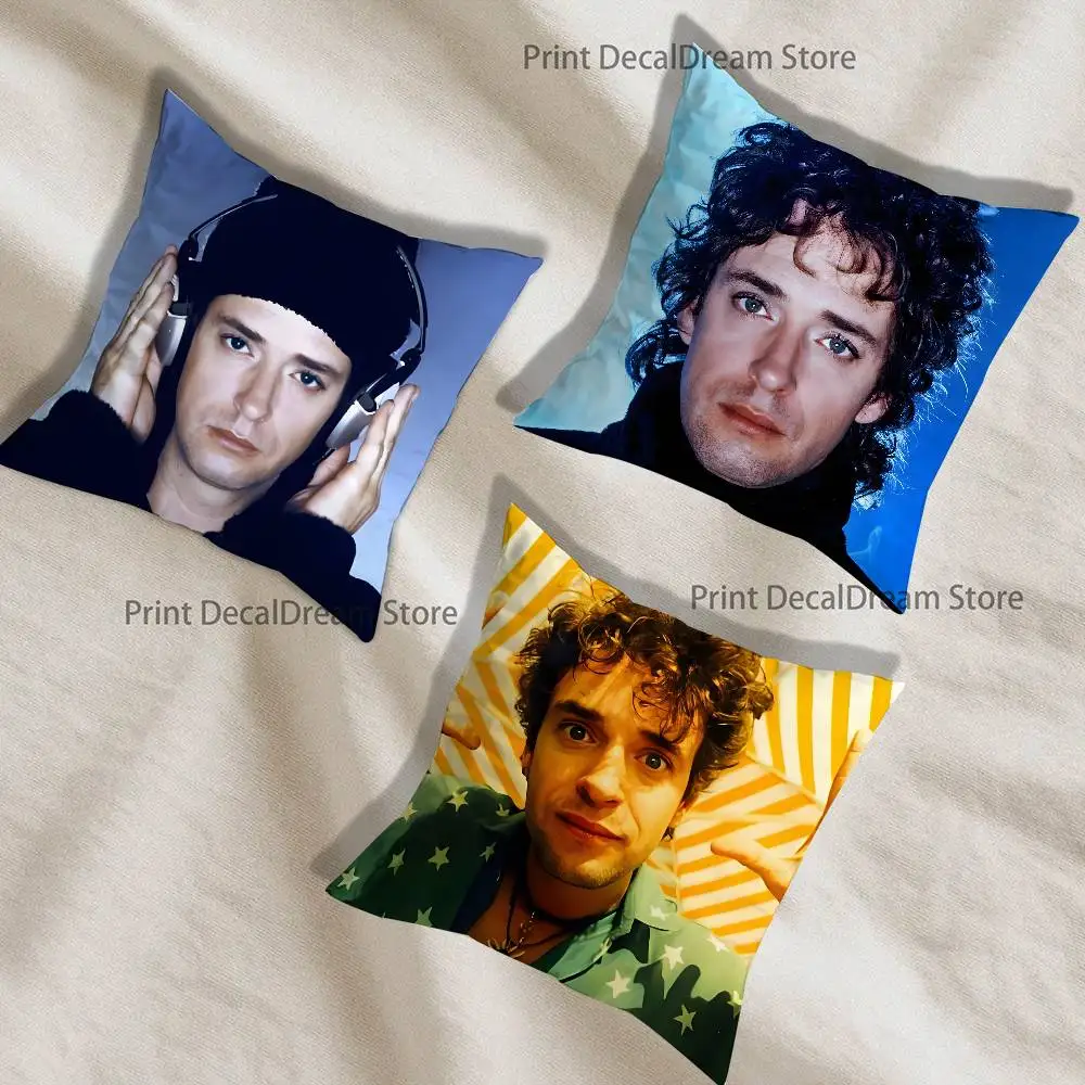 

Singer G-Gustavo Cerati Cushion For Bedroom Car Coffee Shop Room and Living Room Sofa Decorative Pillow Cover Case