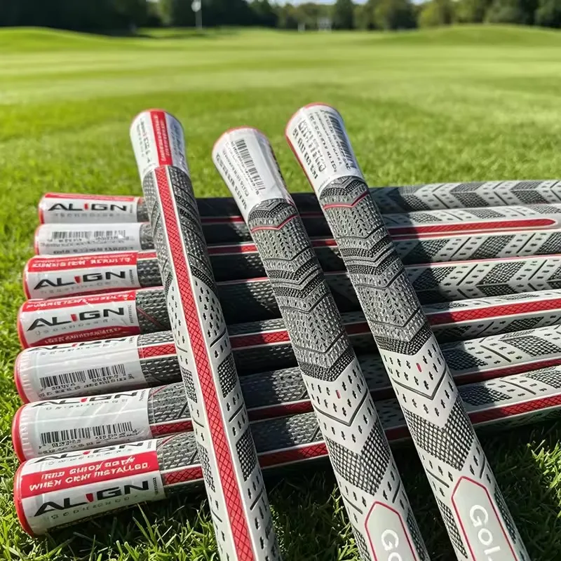 Golf-Griffe ALIGN Herren Gummi Komfortable Baumwollgarn-Golfschlägergriffe für Eisen und Holz Standard/Midsize Universelle Griffe für Eisen und Holz