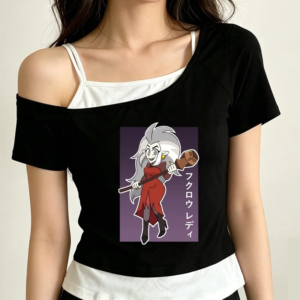 the Owl House cropped top teen scene  manga baddie 2000s clearance sales t shirt gothic anime vintage kawaii meme