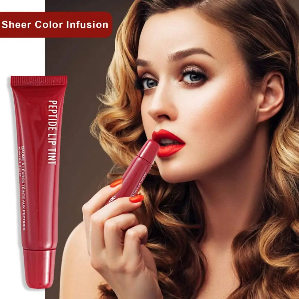 10ML Lip Butter Balm Moisturizing Glossy Lip Tint Hydrating High Shine Colorful Lip Care Cream Stick Women Makeup Gift