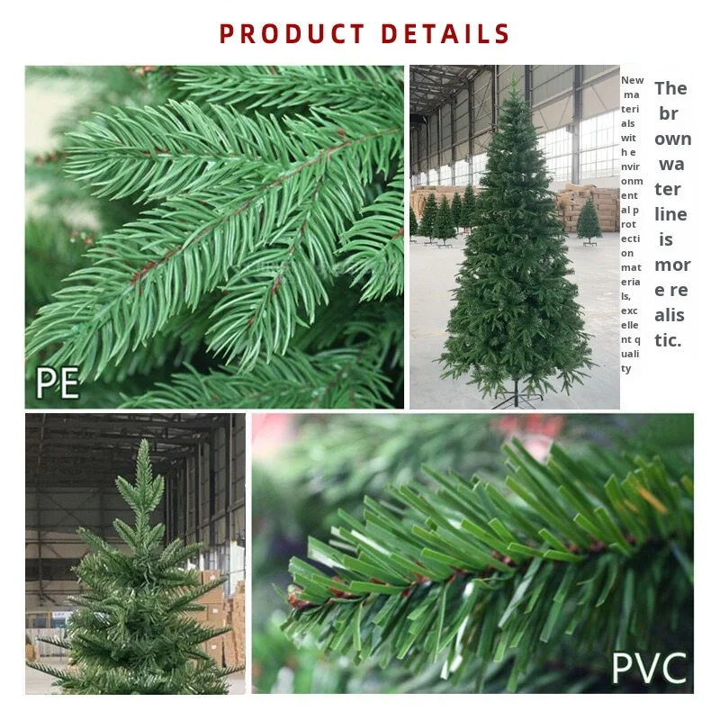 Eco-Friendly Artificial Christmas Tree Green Standing Decorative Item for the Festive Season