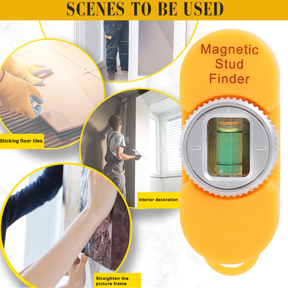 

Plastic Magnetic Portable Screw Nail Locator Drywall Tool Portable Screw Metal Detection Studs Tool