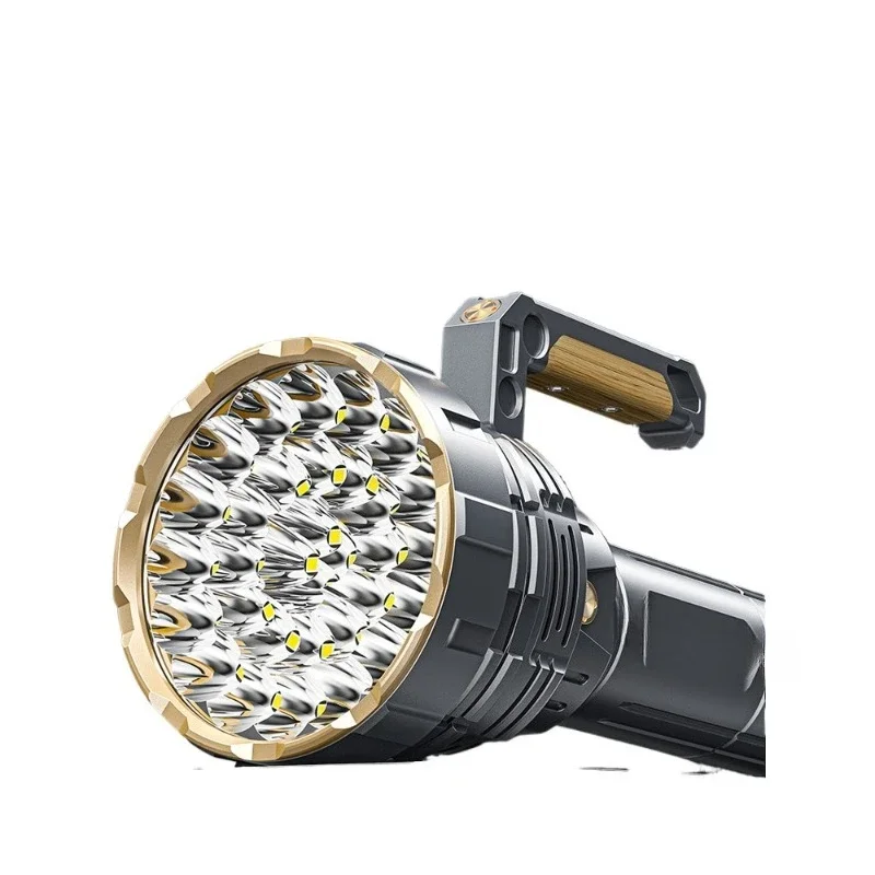 Light flashlight outdoor long-distance ultra-bright high-power rechargeable 120,000 lumens flood hernia light
