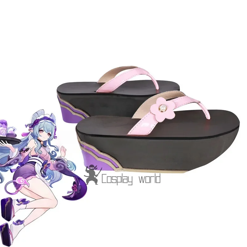 

Genshin Impact Yumemizuki Mizuki Cosplay Shoes Anime Chinese Style Halloween for Women Game