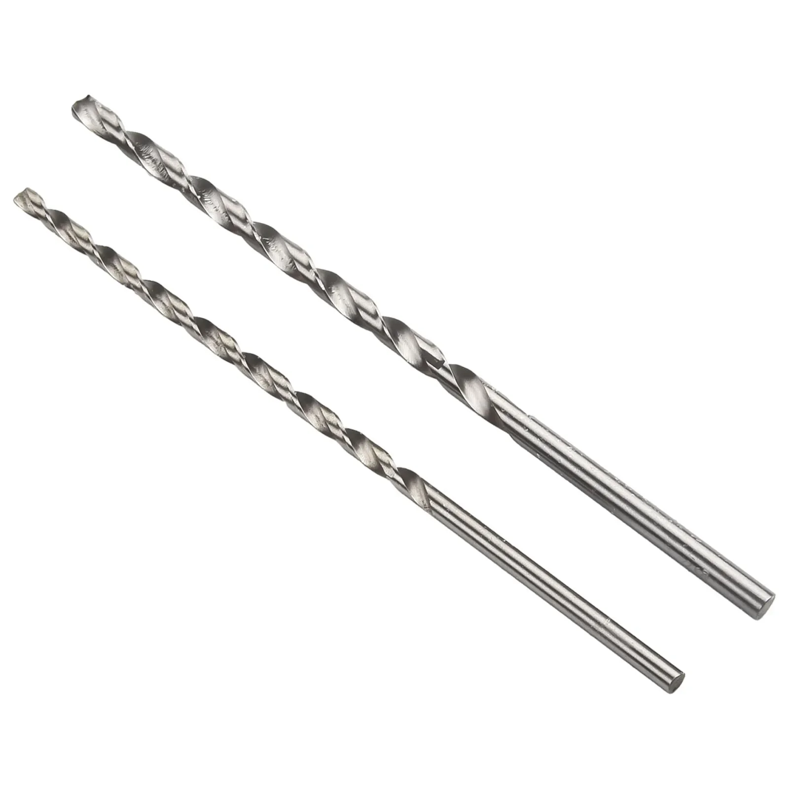 Broca de acero de alta velocidad HSS Extra larga, herramienta de mano de perforación automática para Metal, madera y vidrio, 2mm/3mm/3,5mm/4mm/5mm, 10 piezas