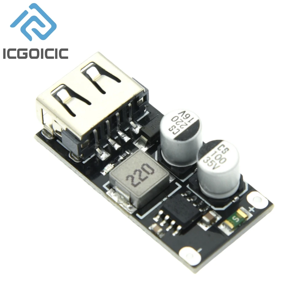 Fast Charge Step-down Module 12V24V To QC3.0 Fast Charge Dual USB Charging Board Supports Apple Huawei FCP