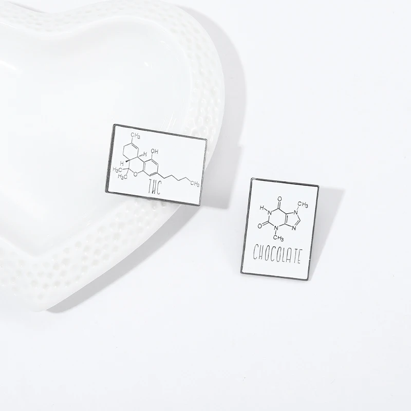 I\'m Very Into Science Enamel Pins Custom Molecular Brooches Like Magic But Real Lapel Badges Scientist Jewelry Gift for Friends