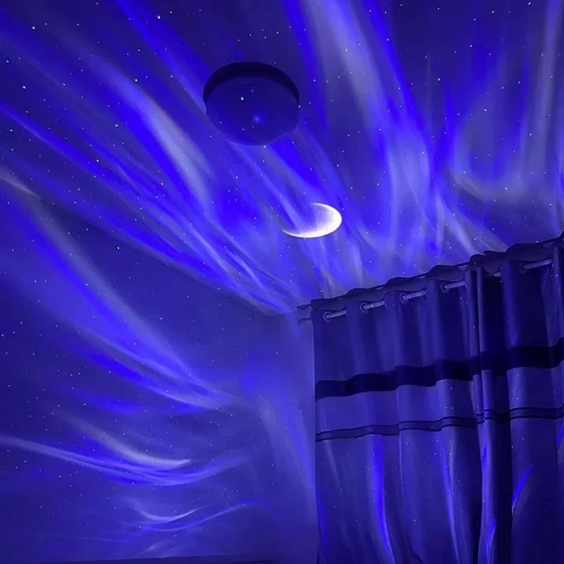 Ocean Night Light Projector Kids Projector for Bedroom,Stars Projector for Ceiling 360 Degree Rotation Kid Night Light for Decor