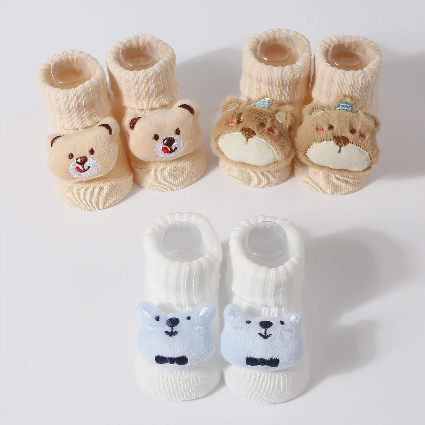 3Pairs/set Baby Socks Girls Boys Newborn Accessories Cartoon Animals Kids Gift Clothes Child Infant Stuff Cotton Breathable Sock