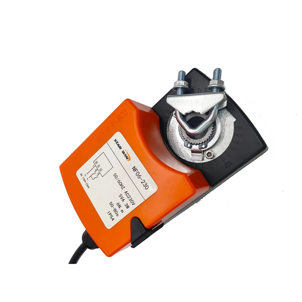 Готовая к отправке вентиляция 24 В 120 В 230 В система HVAC 6 Нм 10 Нм привод демпфера включения/выключения Готовая к отправке вентиляция 24 В 120 В 230 В система HVAC 6 Нм 10 Нм привод демпфера включения/выключения