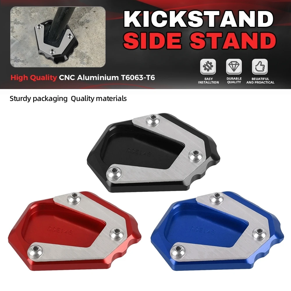 For Honda CB500X CB500F CB125R CBR 500 R VFR 800 X Crossrunner Motorcycle Kickstand Side Stand Extension Enlarger Pad Plate