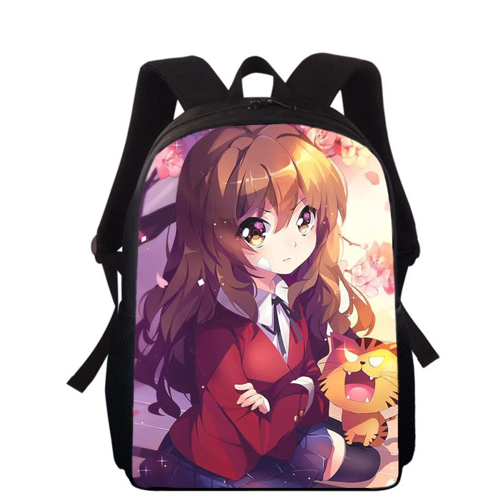 Anime Toradora Aisaka Taiga 16 "3d Print Kinderen Rugzak Basisschool Tassen Voor Jongens Meisjes Terug Pak Studenten Schoolboekentassen