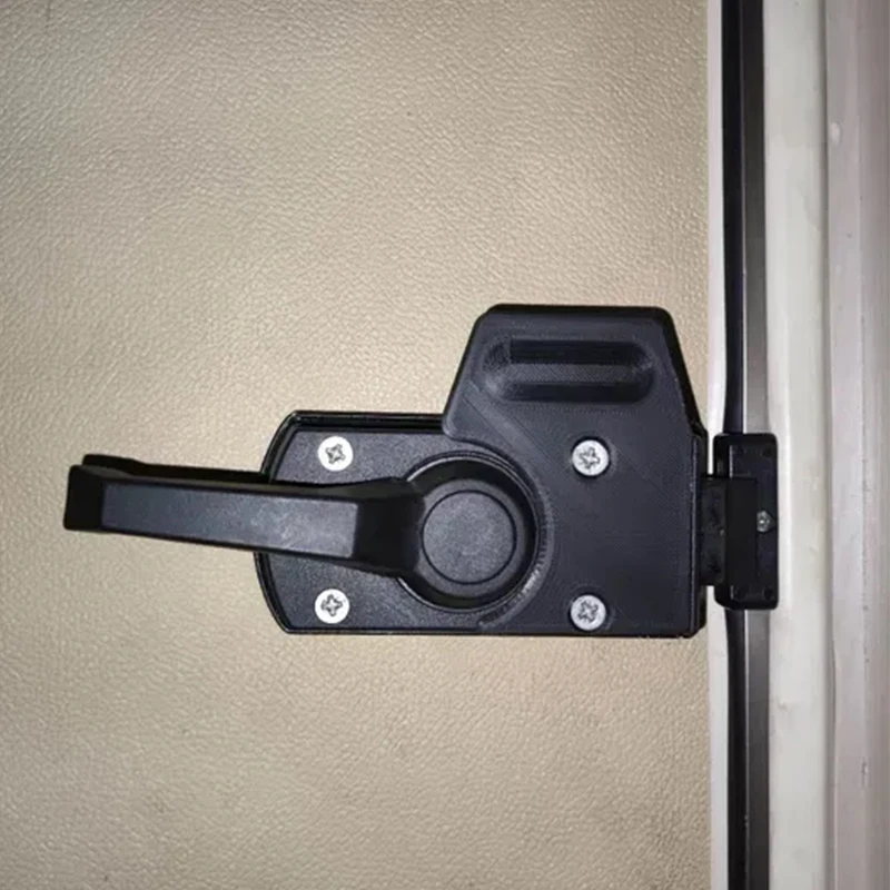Door Handle Replacement RV Camper Easy Install With Screws No Extra Modification Caravan Motorhome Entry Door Hardware Accessory