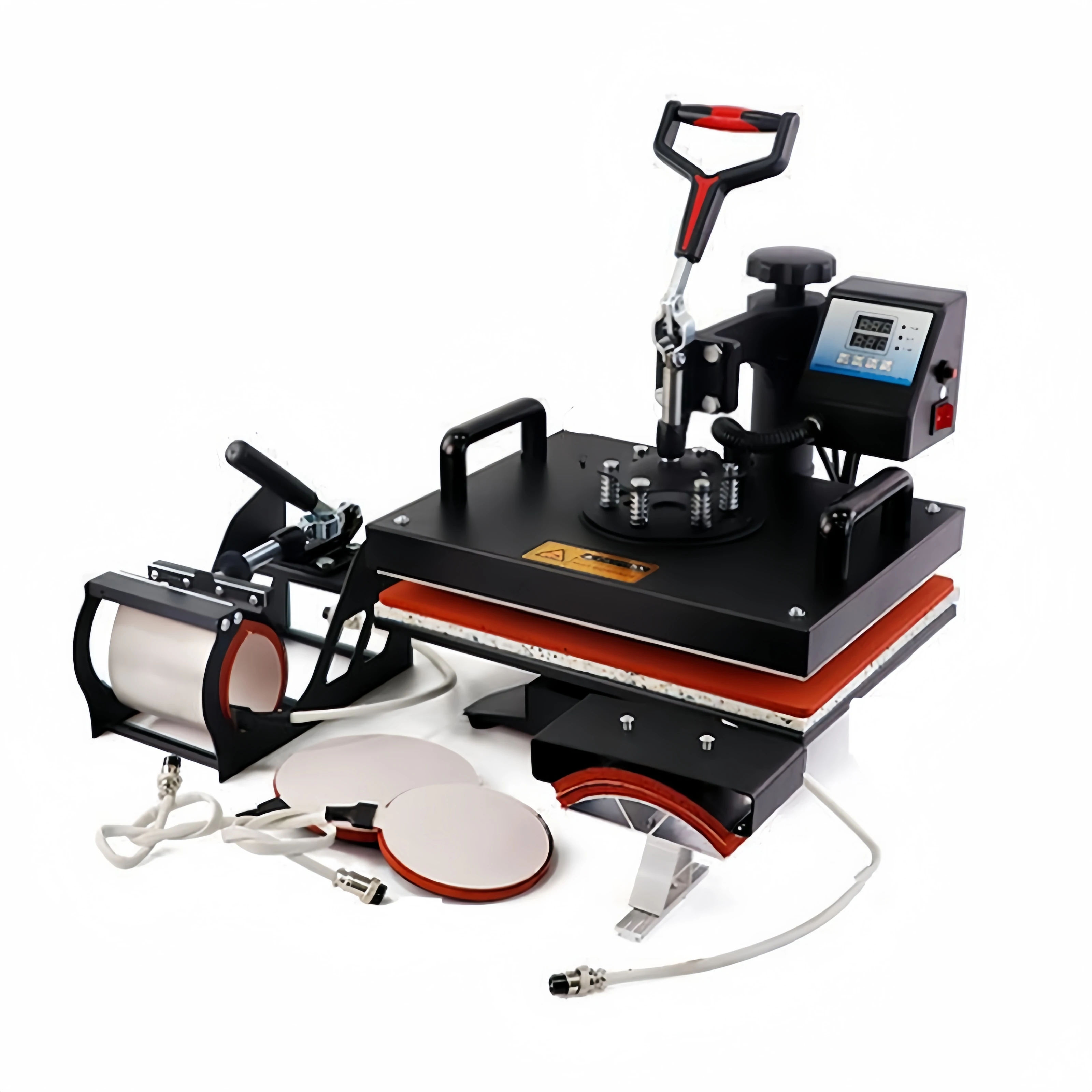 38*38cm Heat Press Machine 5-in-1 Multi-Function Digital Printing Thermal Sublimation Thermal Transfer Combined