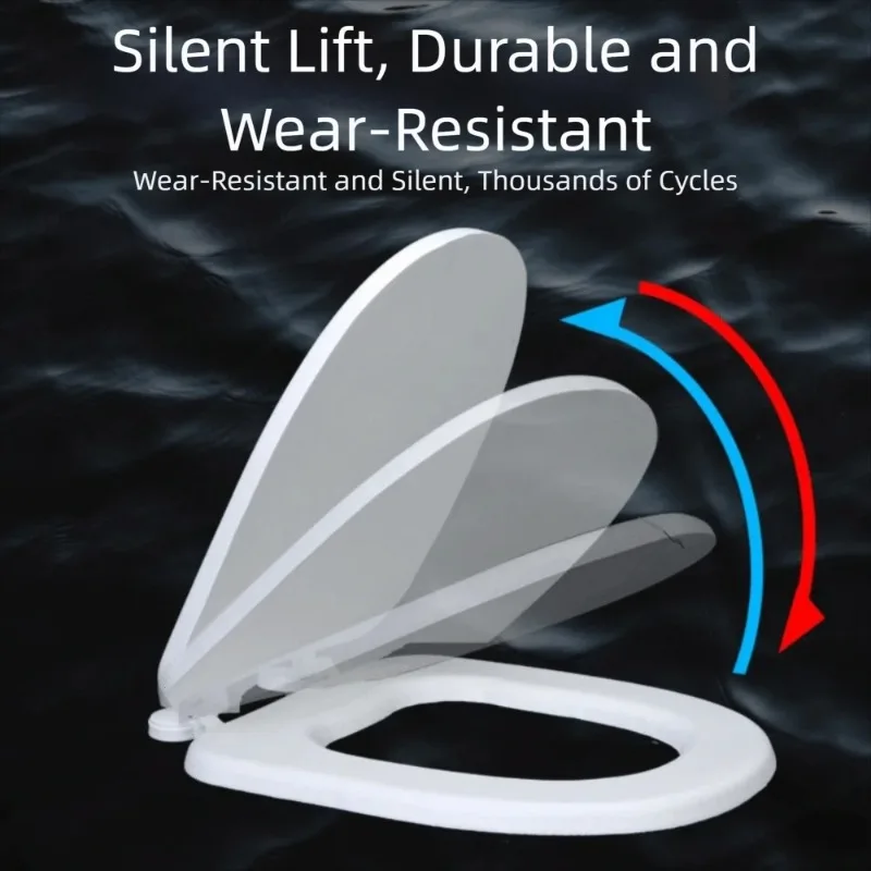 

Soft Waterproof Toilet Seat Cover Thickened Waterproof Bathroom Warmer Seat Removable Comfortable EVA Toilet Cover Household