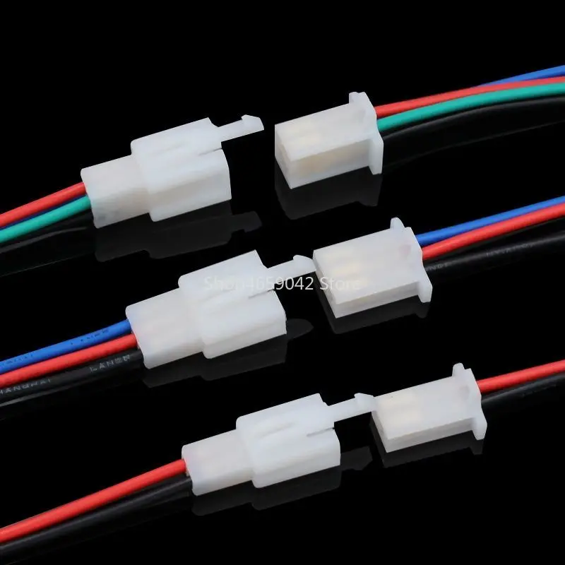 2.8mm Automotive Quick Connection Electrical Wire Connector 2/3/4/6/9 Pin Male Female Cable 10cm Terminal Plug Set