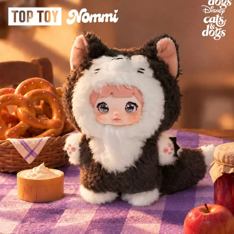 TOPTOY Nommi Disney Dreamy Cat Tales Series Vinyl Plush Pendant Blind Box Original Toys Guess Bag Mystery Box Doll Anime Figure