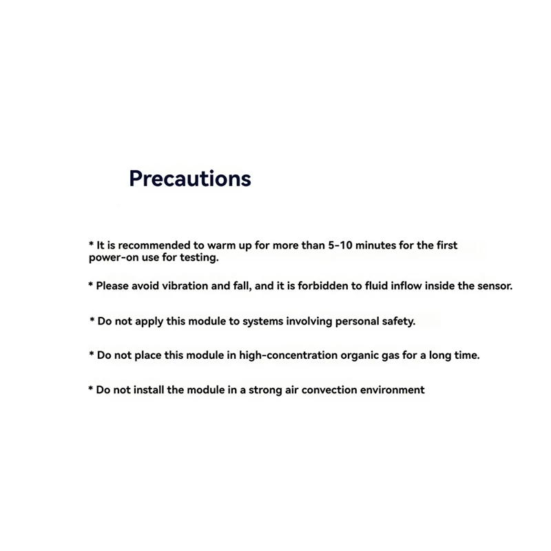 5Pcs Air Pollution Sensor JW01-C02-V2.2 VOC Air Quality Detection Module ZP07 MP503 For C02 Benzene Formaldehyde Alcohol