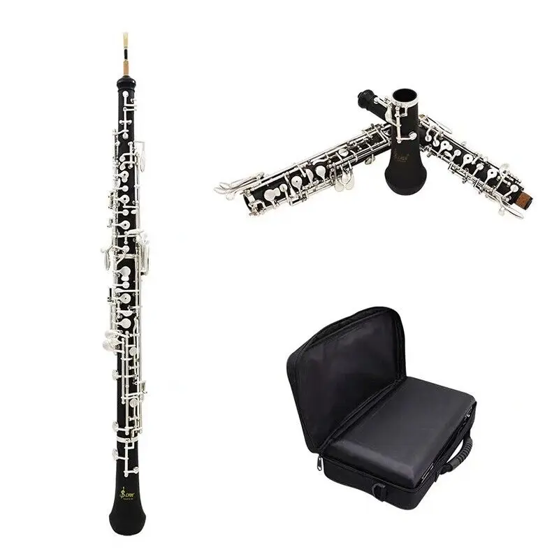 

AIMU Professional C Key Oboe Semi-automatic/Fully automatic Oboe Plated Silver bakelite body