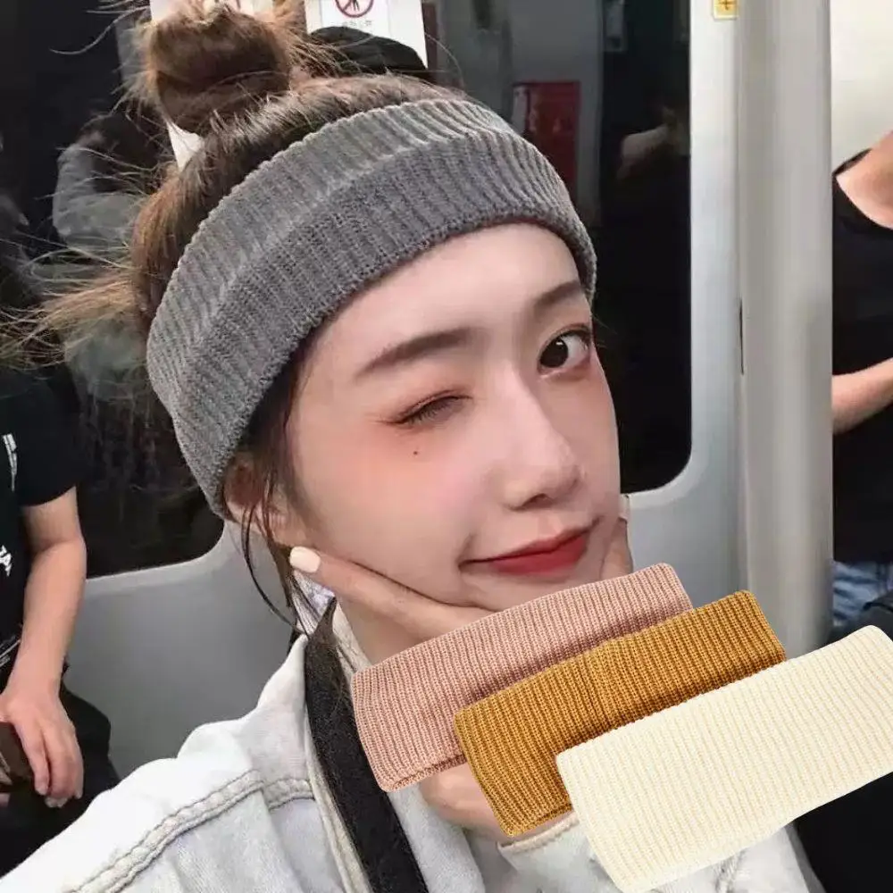 女性用の伸縮性ニットヨガヘッドバンド,単色ヘッドバンド,ランニングヘッドバンド,ストレッチヘッドウェア,ヘッドカバー,フィットネスファッション