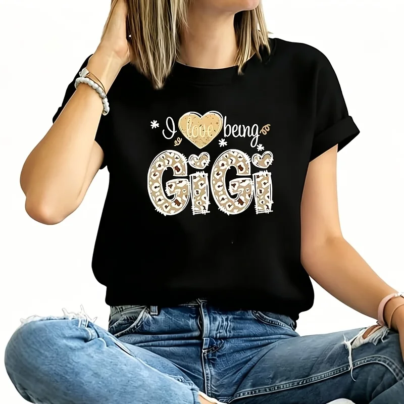 I Love Being Gigi Women's Plus Size T-Shirt 100% Cotton 220g