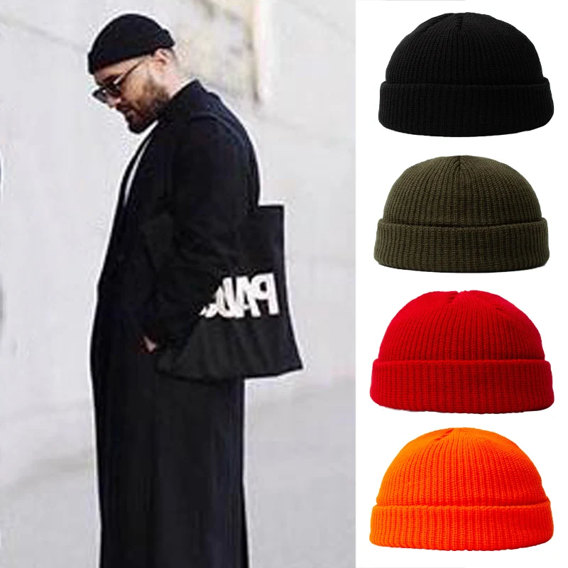 

Winter Hats For Women Men New Beanies Knitted Fluorescent Hip hop Hat Autumn Female Beanie Caps Warm Woolen Bonnet Men Caps