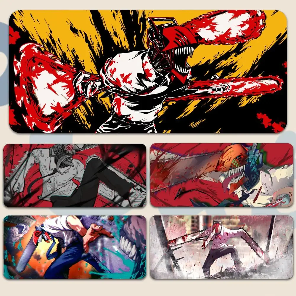 

Anime Chainsaw Man Denji Mousepad Large Gaming Mouse Pad LockEdge Thickened Computer Keyboard Table Desk Mat