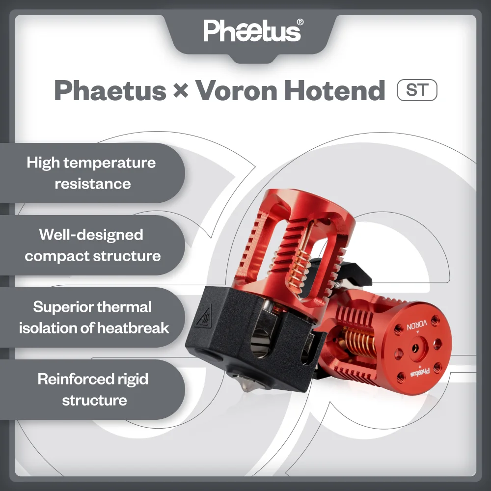 Phaetus V6 Voron Hotend Kit For Prusa i3 MK3/MK3S 1.75mm E3D Nozzle For Voron 0.1/0.2/2.4 DDB TITAN Extruder 3D Printer Parts