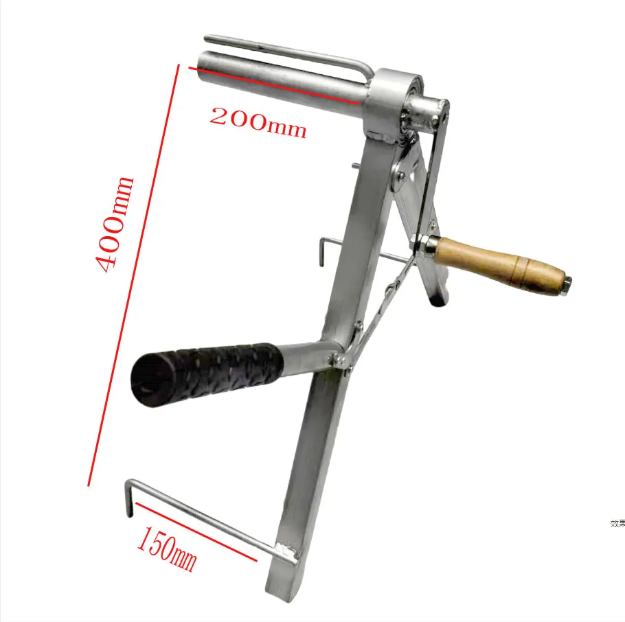 Portable Hose Reel Machine Manual Fire Hose Winder Foldable Agricultural Water Hose Artifact Winding Rack