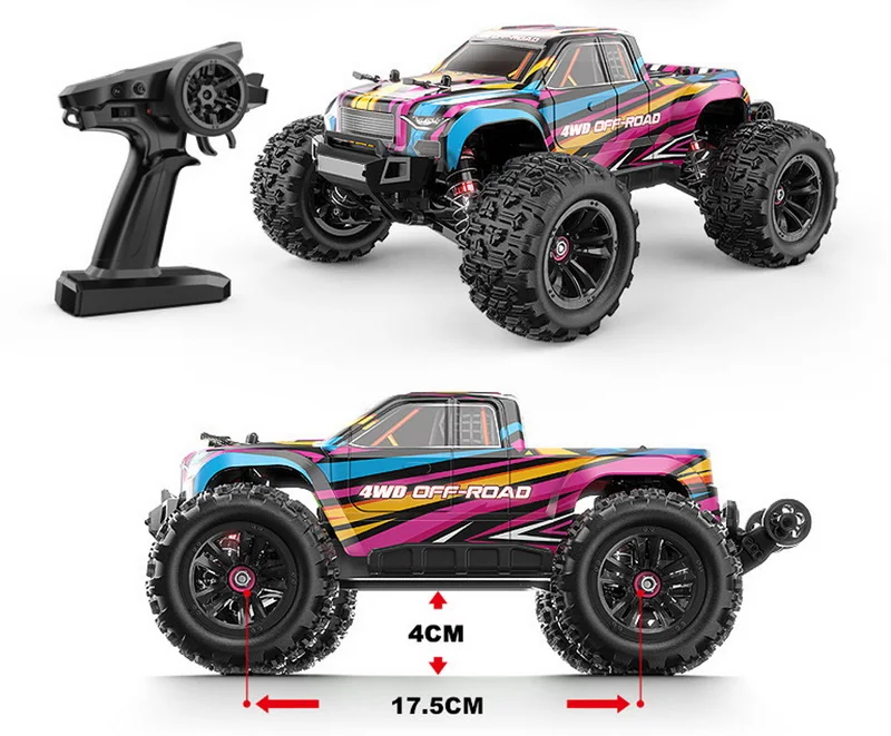 MJX 16209 1/16 Hyper Go 4WD coche sin escobillas de alta velocidad r/c Hobby camión todoterreno 2,4G Control remoto 4WD r/c coche/camión de rueda grande r/c