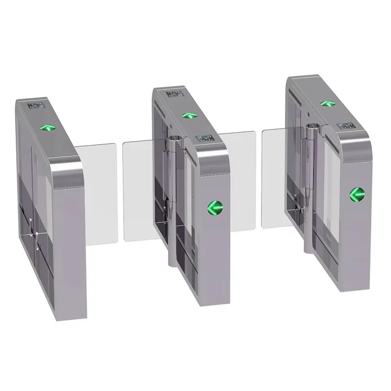 Contrôle d'accès de tourniquet de sécurité à grande vitesse avec la porte faciale de tourniquet de carte pour le bureau de gymnase de métro