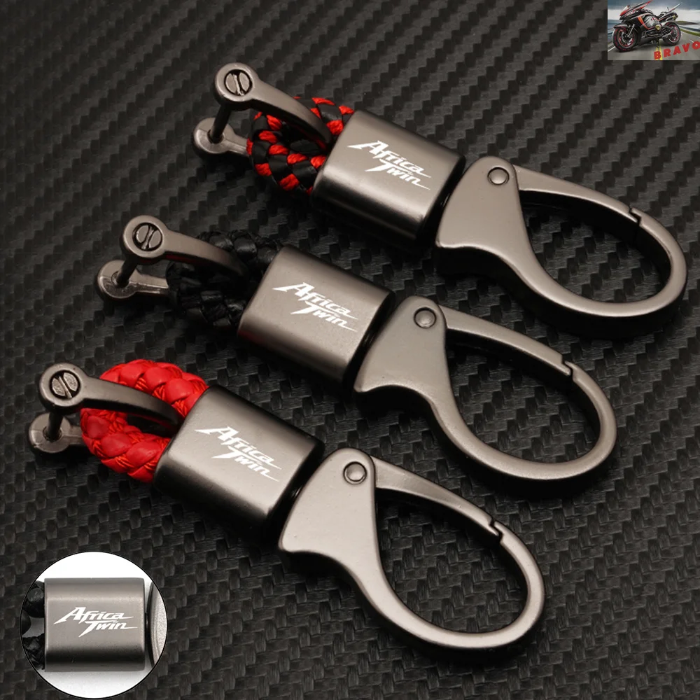 For HONDA Africa Twin CRF 1100 1000L XADV NC750X Motorcycle Accessories Keychain Keyring Key Chains Lanyard Chain Key Rings