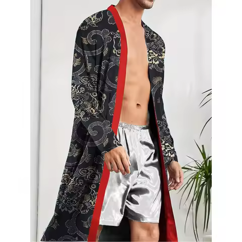 Men's TrendyLeisure Home Quick Drying Entertainment Nightie for Men, digital Printed Fun men's Funny Pajamas