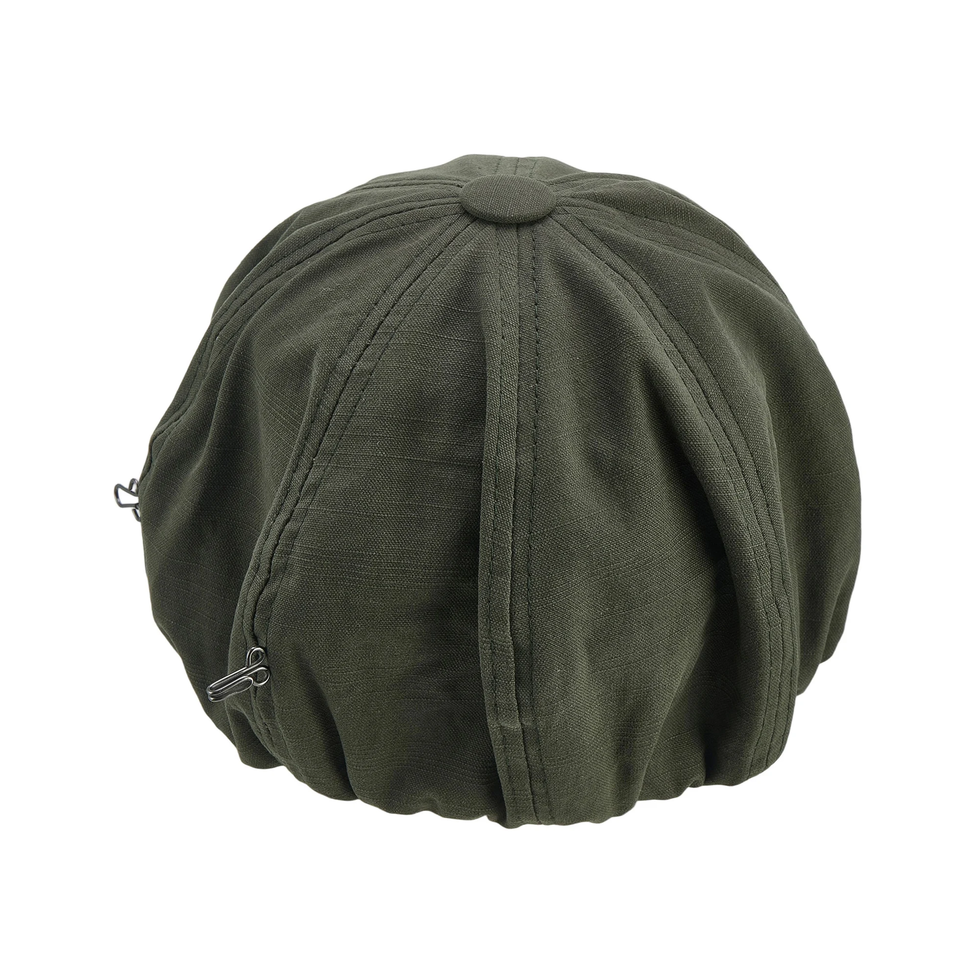 قبعة بيريه نسائية مع حافة ريترو بيكر بوي قبعة ناعمة قابلة للتنفس لرسام اللبلاب مع مشابك ورقية