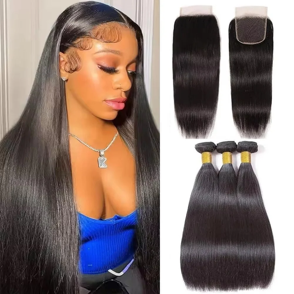 extensions-de-cheveux-humains-lisses-12a-avec-closure-4x4-100-cheveux-vierges-bruts-birmans-non-traites