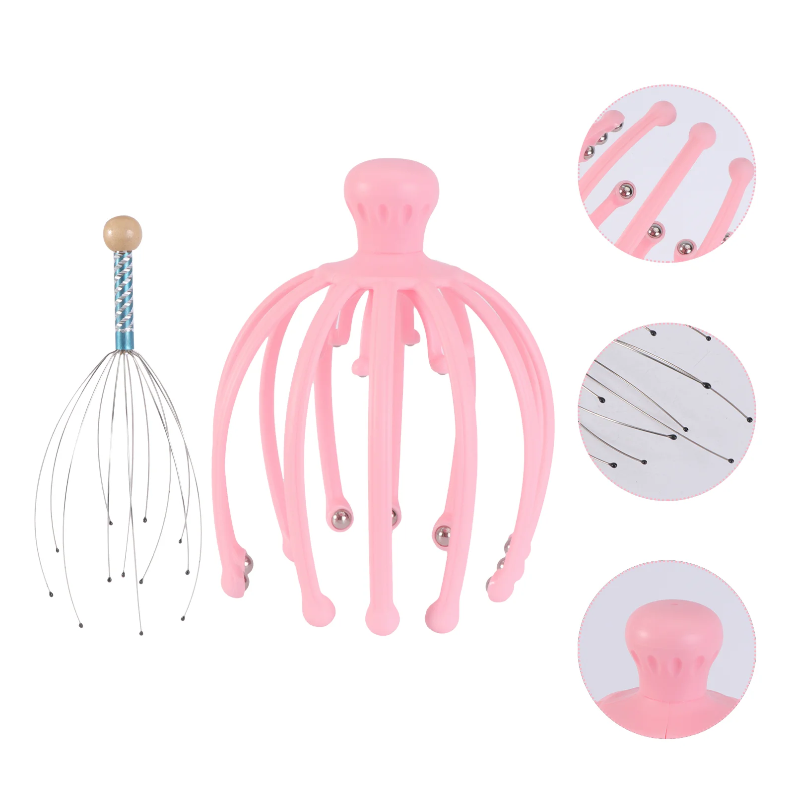 

1Set Relaxing Head Massager Practical Octopus Scalp Stress Massager Octopus Head Massager Claw Head Massager