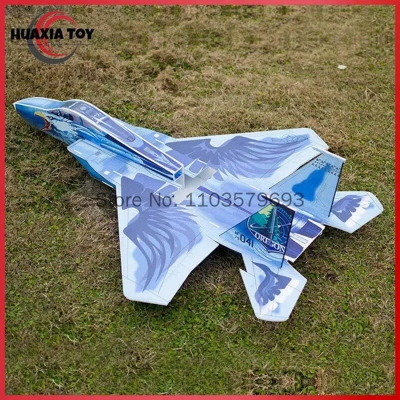 F15 Fighter Jet 740mm Wingspan Pp Magic Board Electric Fixed-Wingshock-Resistant Model Aircraft Remote Control Aircraft Kit/Pnp