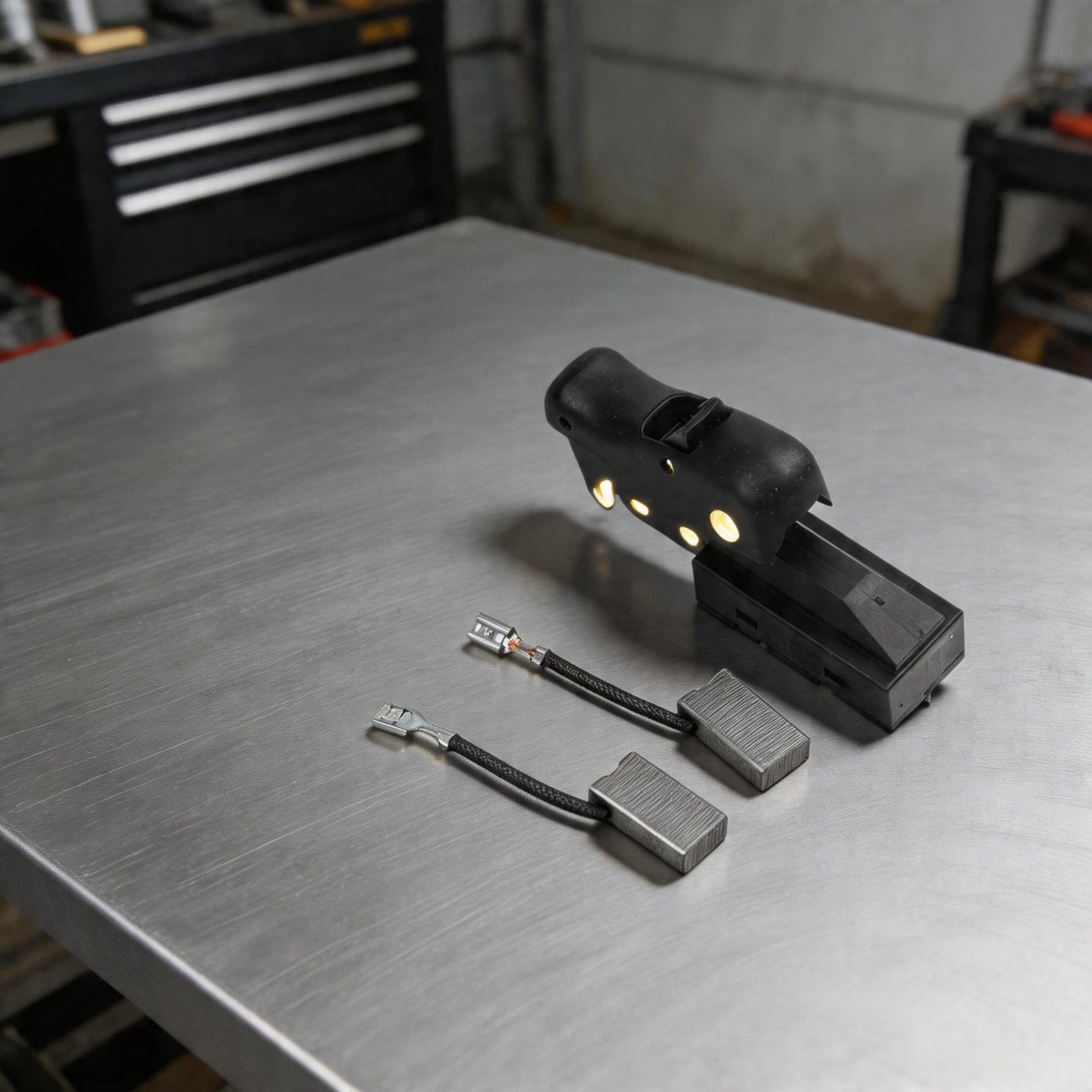 

Запчасть для инструмента, аксессуар, модель 606056-00, пластиковый переключатель-курок для DWS780 DWS782, угольная щетка 381028-02