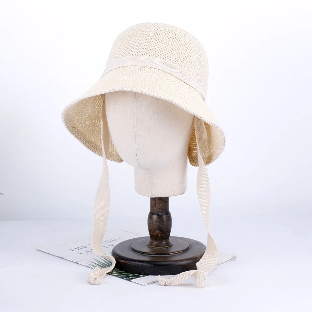 2023 caps Back Split Strap Hat Women\'s summer hat bucket hat women\'s hats for the sun sun hat Straw hat Hat for girl Hiking hat