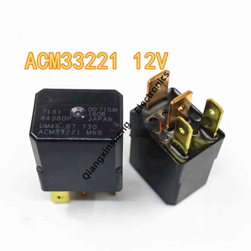 Relé ACM33221 M59 30A12V, relé de 4 pines